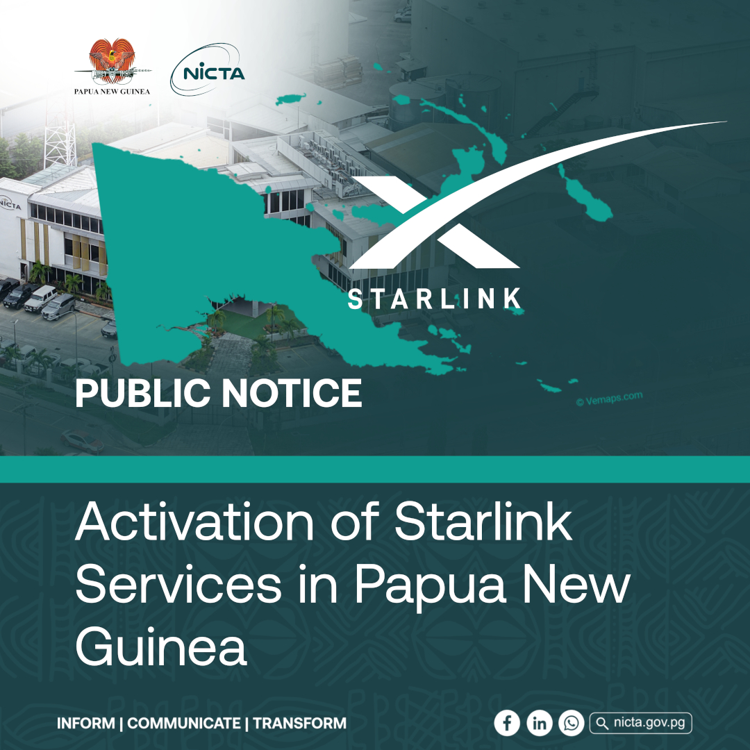 Activation of Starlink Services in Papua New Guinea