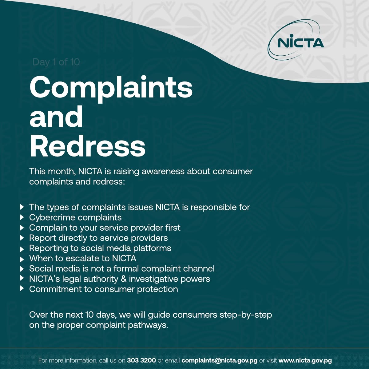 Complaints and Redress